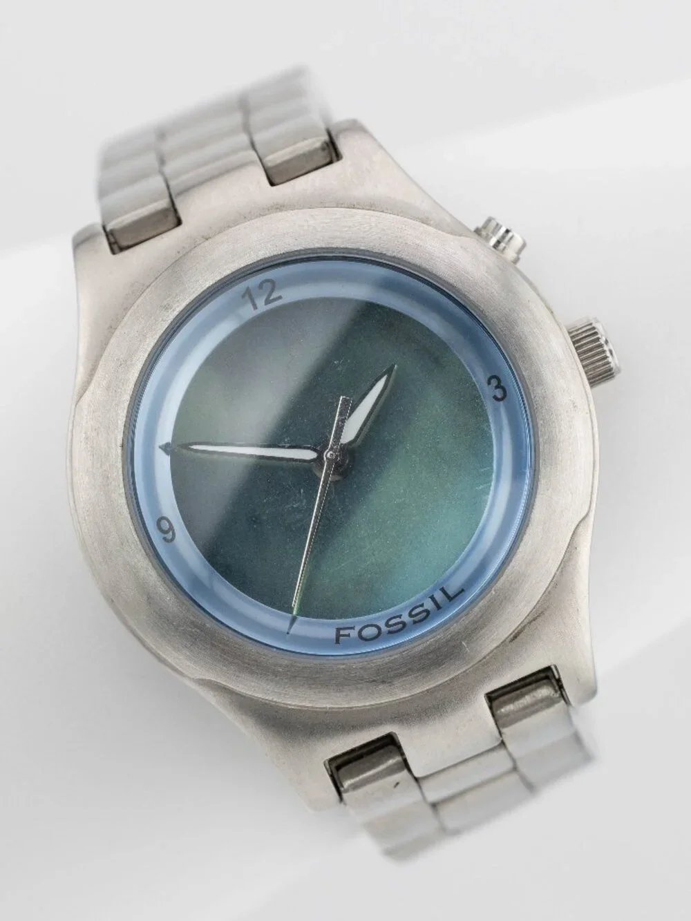 Fossil Kaleido LI2081 Stainless Steel Quartz Analog Men's Watch New Battery